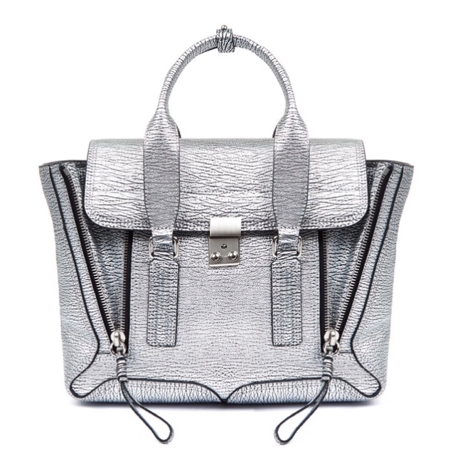 3.1 Phillip Lim Medium Metallic Pashli Satchel $895