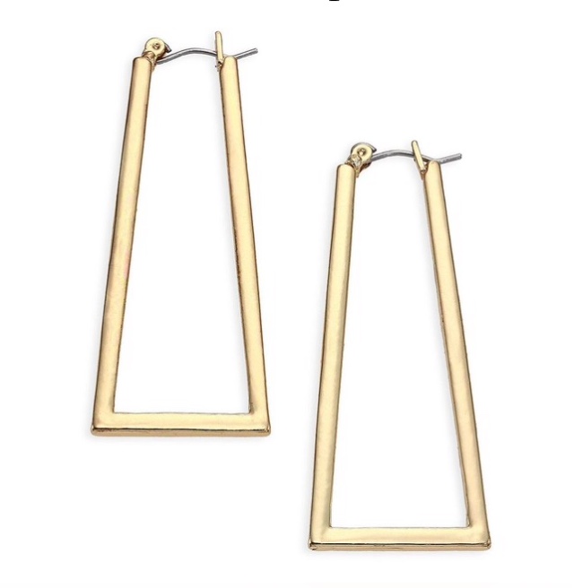 ABS by Allen Schwartz Jewelry Sensation Geometric Hoop Earrings $35