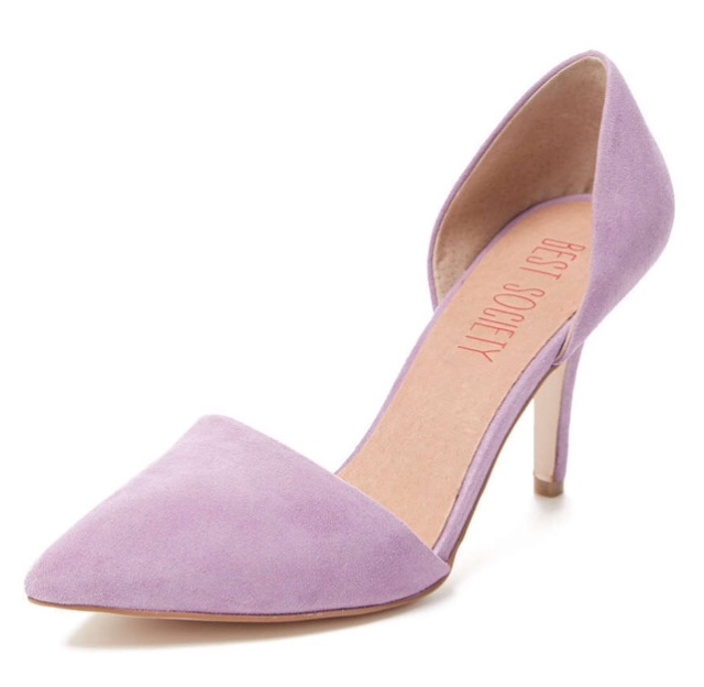 Best Society Everly Two Piece Mid Heel Pump $99