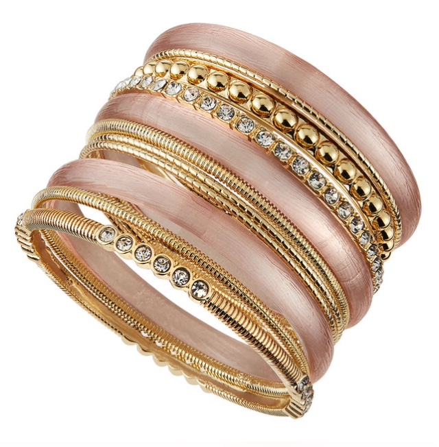 R.J. Graziano Mixed-Metal Multi-Bangle Set $75