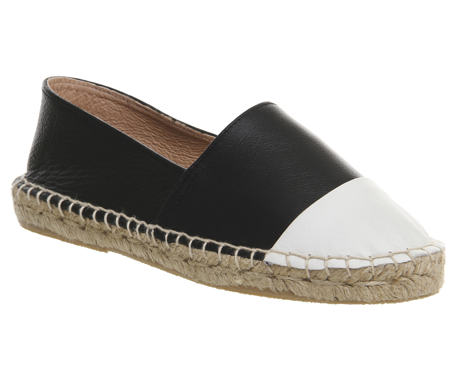 Lucky Espadrille With Cap Toe $61.55 (Black with White Cap Toe)